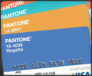 Pantone Visa Cards