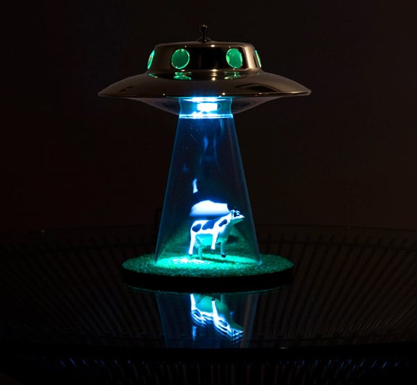 Alien Abduction Lamp Lands