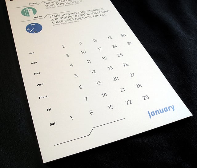2011 Time Traveler’s Calendar