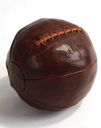 Leather Head Medicine Ball