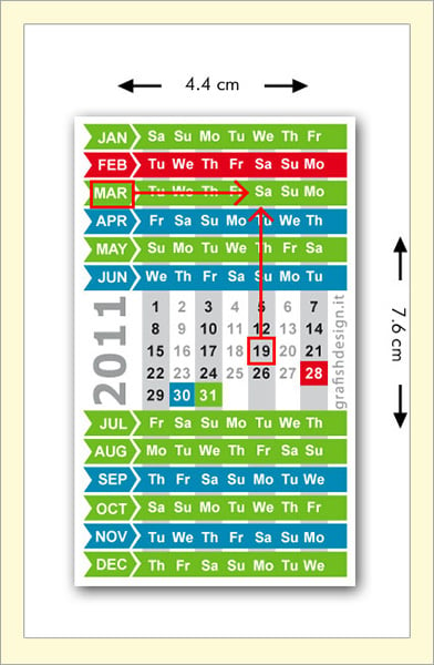 Grafish Design Calendar