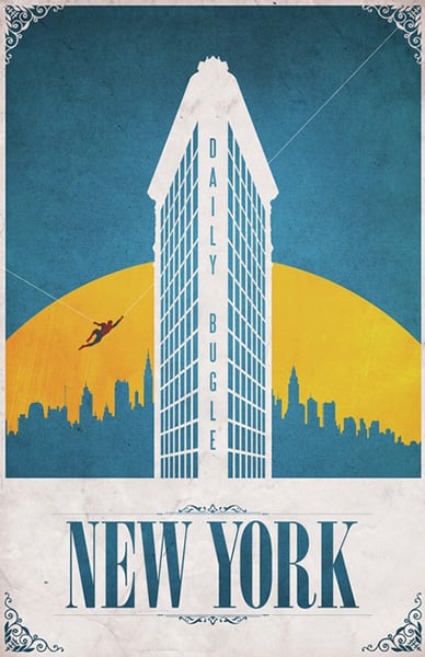 Comic Travel Posters