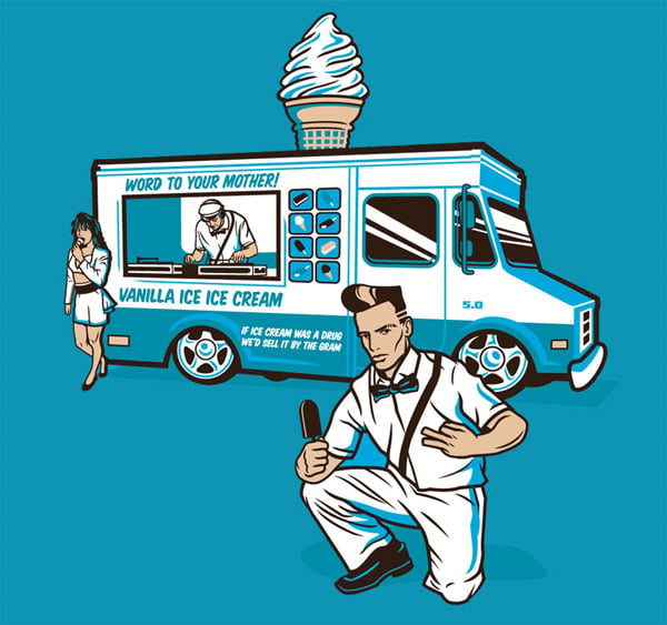Vanilla Ice Cream Man Tee