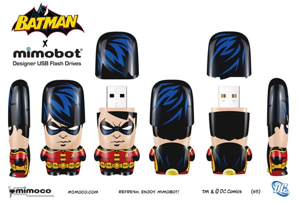 Batman x Mimobot Flash Drives