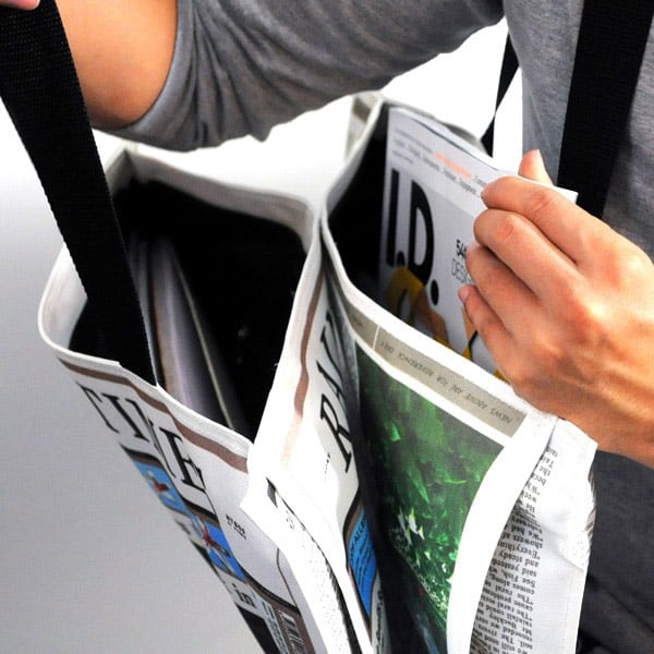 Newspaper Rain Bag