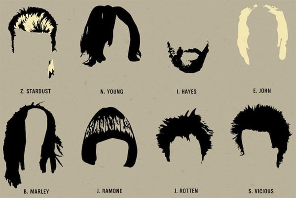 Rock Hair Infographic