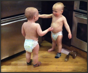 Twin Babies Talking