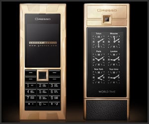 Luxor World Time Gold Phone
