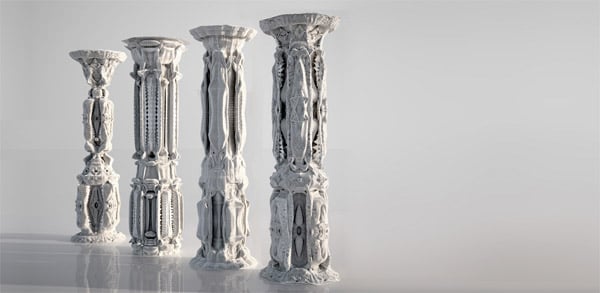 Subdivided Architectural Columns