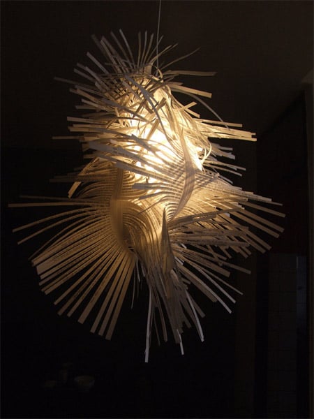 Recycled Paper Lampshades