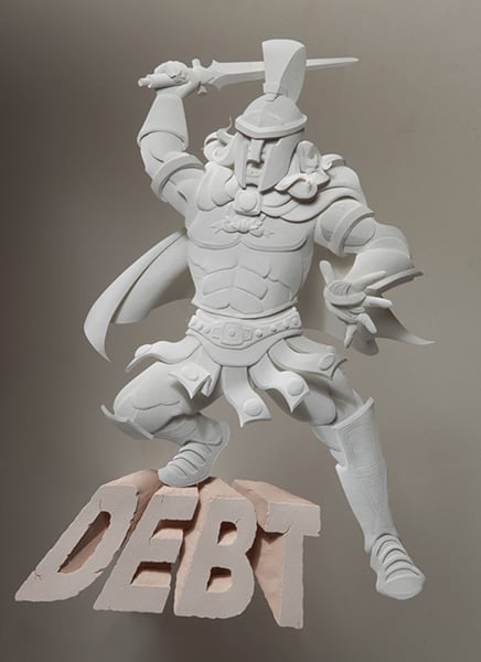 Calvin Nicholls’ Paper Sculptures