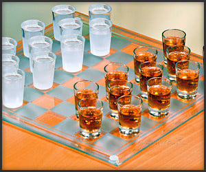 Shot Glass Checkers Set