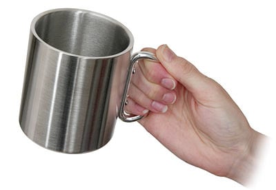 Stainless Carabiner Mug