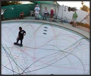 Skateboard Pool Painting