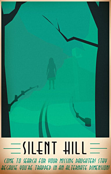 Video Game Travel Posters