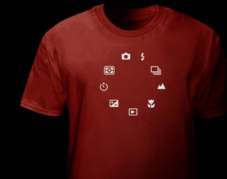 Camera Icons T-Shirt