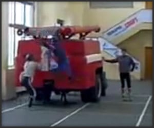 Firefighter Ladder Drill