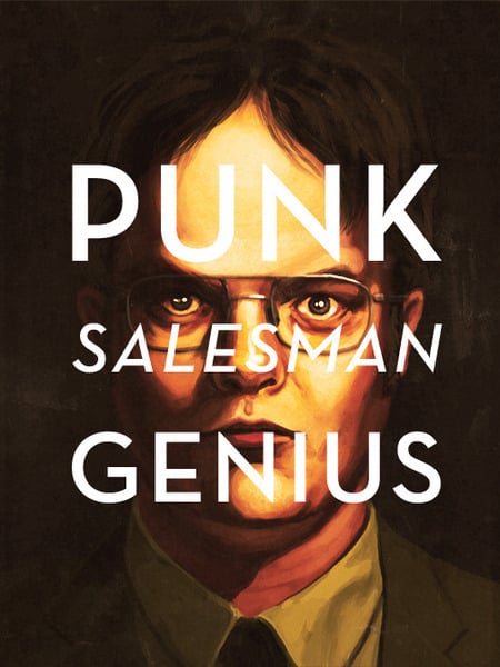 Punk Salesman Genius T-Shirt