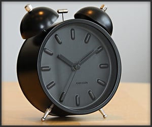 Karlsson Twin Bell Alarm Clock