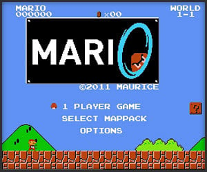 Mario + Portal = Mari0