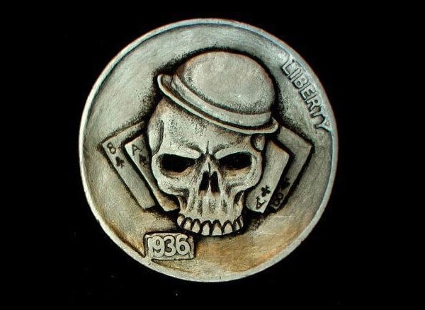 Skull Hobo Nickels