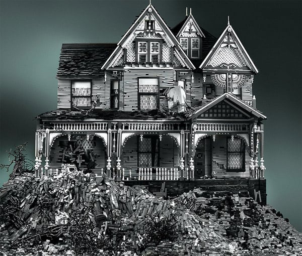 Spooky LEGO Houses