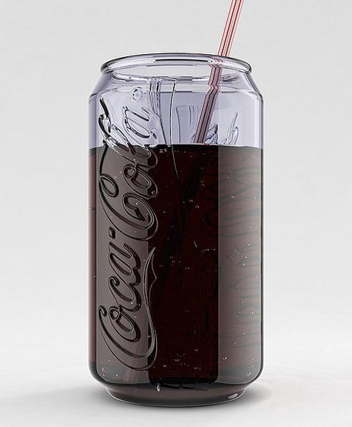 Coca-Cola Can Glass