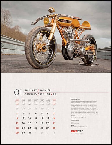 2012 BikeEXIF Calendar