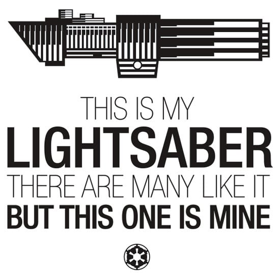 This is My Lightsaber Tee