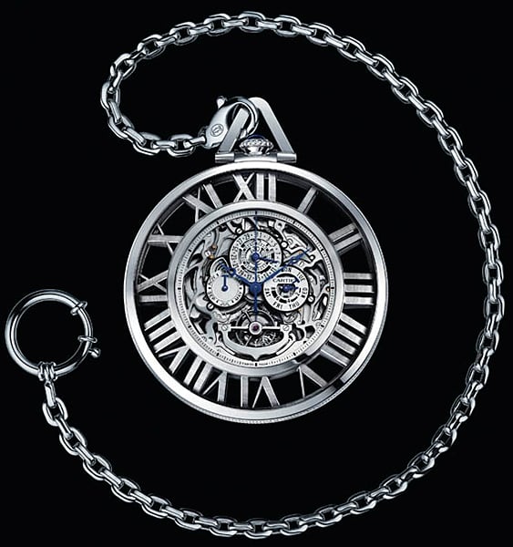 Cartier Skeleton Pocket Watch