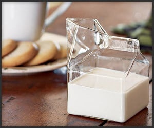 Glass Milk Container