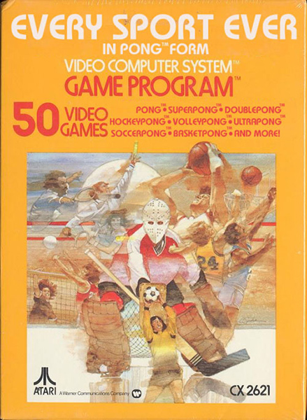 Literal Atari Game Covers