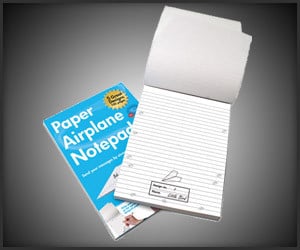 Paper Airplane Notepad