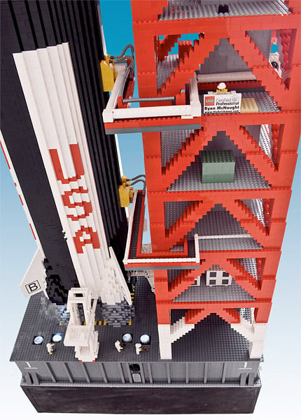 19-Foot LEGO Rocket