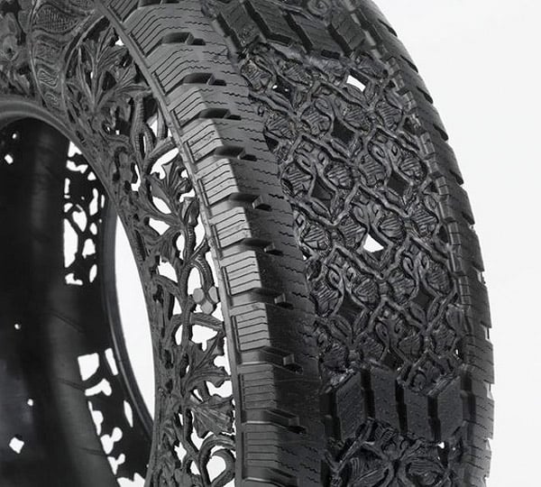 Carved Tire Art