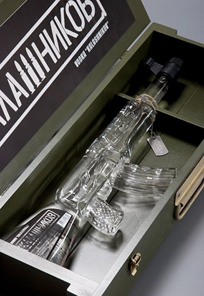 Kalashnikov Vodka AK 47 Bottle