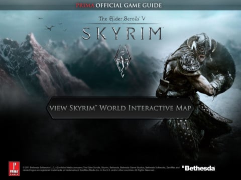 Official Skyrim Interactive Map