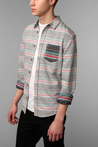 Abel Brown Serape Shirt