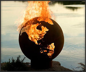 Planet Earth Fire Pit