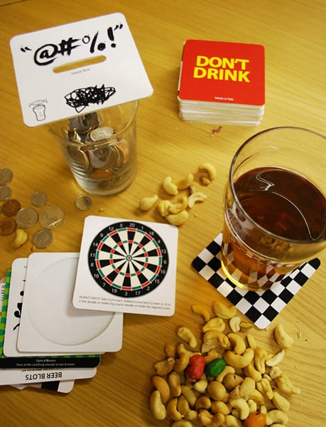 Bar Games Drink Coasters