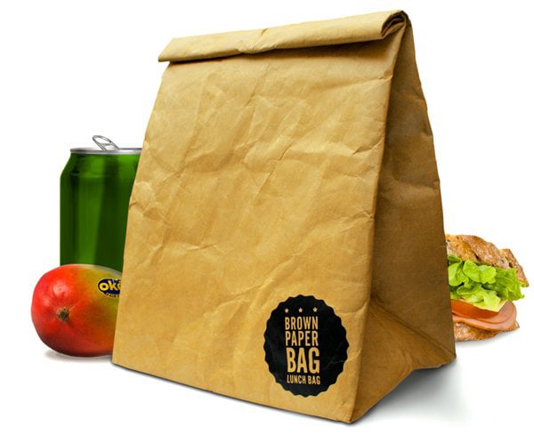 brown paper lunch bag