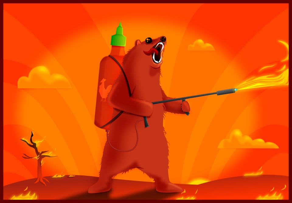 Sriracha Flamethrower Grizzly