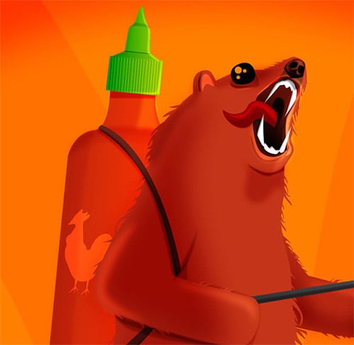 Sriracha Flamethrower Grizzly