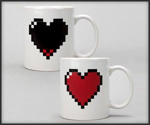 Pixel Heart Life Mug