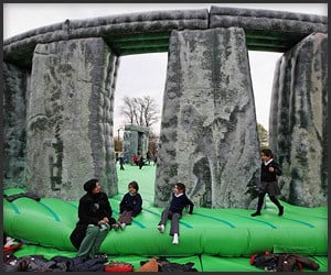 Inflatable Stonehenge