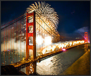Golden Gate Fireworks Display