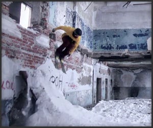 Urban Freestyle Skiing in Russia