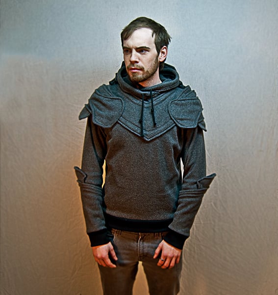 Grey Knight Armored Hoodie