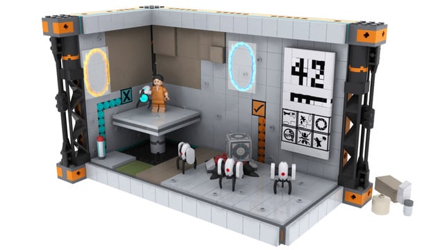 LEGO Portal 2 Concept