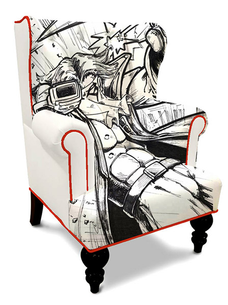 Superhero Wingback Chairs